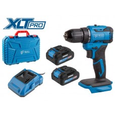 Аккум. дрель-шуруповерт BULL SR 1804 в чем. XLTpro БЕСЩЕТ., Импульс., 18 В, 45 Н*м, 2х2 А*ч, з/у 2 А (шурупы до 10 мм)