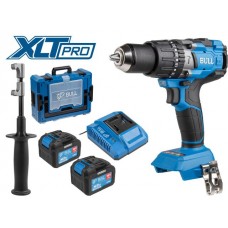 Аккум. дрель-шуруповерт BULL SR 1805 Xcase XLTpro, 2х6 А*ч, БЕСЩЕТ., 18 В, 120 Н*м, БЗП(мет.) 13 мм (Доп. функции: Ударное сверление, "AntiKickback",