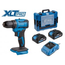 Аккум. дрель-шуруповерт BULL SR 1804 Xcase XLTpro БЕСЩЕТ., Импульс., 18 В, 45 Н*м, 2х2 А*ч, з/у 2 А (шурупы до 10 мм)