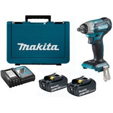 Аккум. ударный гайковерт MAKITA LXT DTW 181 RFE в чем. (18.0 В, 2 акк., 3.0 А/ч Li-Ion, посадочн. квадрат 1/2 ", 180 Нм, вес 1.2 кг)