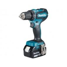 Аккум. дрель-шуруповерт MAKITA LXT DDF 485 SYE в чем. (18.0 В, 2 акк., 1.5 А/ч Li-Ion, 2 скор., 50 Нм, шурупы до 10 мм)