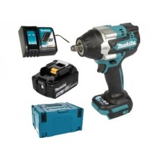 Аккум. ударный гайковерт MAKITA LXT DTW700RT1J в кейсе (18.0 В, 1 акк., 5.0 А/ч Li-Ion, посадочн. квадрат 1/2 ", 700 Нм,)