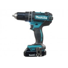 Аккум. ударная дрель-шуруповерт MAKITA LXT DHP 482 SYE в чем. (18.0 В, 2 акк., 1.5 А/ч Li-Ion, 2 скор., 62 Нм, шурупы до 13 мм, сверление в металле до