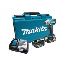 Аккум. шуруповерт MAKITA LXT DTD 172 RTJ MAKPAC (18.0 В, 2 акк 5,0  А/ч., Li-Ion, 4 скор., 180 Нм,)