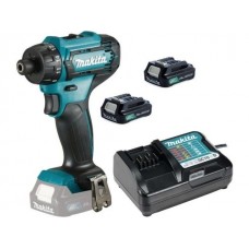 Аккум. шуруповерт MAKITA CXT DF 033 DWAE в чем. (12.0 В, 2 акк., 2.0 А/ч Li-Ion, 2 скор., 30 Нм, шурупы до 8 мм)