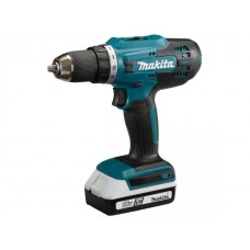 Аккум. дрель-шуруповерт MAKITA 18V G-battery DF 488 DWE в чем. (18.0 В, 2 акк., 1.5 А/ч Li-Ion, 2 скор., 42 Нм, шурупы до 10 мм, G-series)