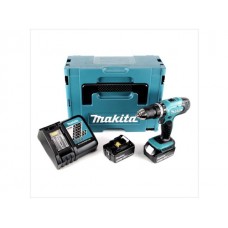 Аккум. ударная дрель-шуруповерт MAKITA LXT DHP 453 RTJ MAKPAC (18.0 В, 2 акк., 5.0 А/ч Li-Ion, 42 Нм, шурупы до 36 мм, сверление в металле до 13 мм)