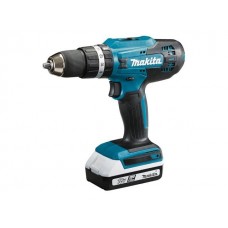 Аккум. дрель-шуруповерт MAKITA 18V G-series HP 488 DWAE в чем. (18.0 В,G-series,  2 акк., 2.0 А/ч Li-Ion, 2 скор., 42 Нм, шурупы до 10 мм. G-series)