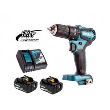 Аккум. ударная дрель-шуруповерт MAKITA LXT DHP 483 RTJ MAKPAC (18.0 В,  5.0 А/ч Li-Ion, 40 Нм, шурупы до 36 мм, сверление в металле до 13 мм)