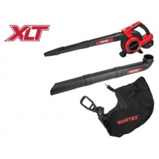 Аккум. воздуходувка WORTEX BB 2536-1 D в кор. ALL1 XLT SOLO (36 В (2х18 В), макс.объем возд. потока 550 м куб/ч, функция пылесоса с мульчированием, БЕ