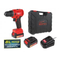 Аккум. дрель-шуруповерт WORTEX BD 1220-1 DLi в чем. БЕСЩЕТ, 12 В, 40 Н*м, 2х1.5 Ач, БЗП 10 мм (шур. до 6 мм, НЕ подходит к линейке ALL1)