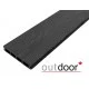 Террасная доска ДПК Outdoor 3D 150*25*4000 ARIZONA черный