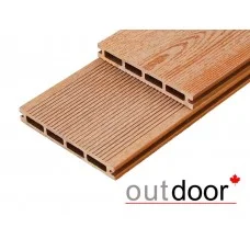 Террасная доска ДПК Outdoor 150*20*4000 вельвет-текстура дерева сосна